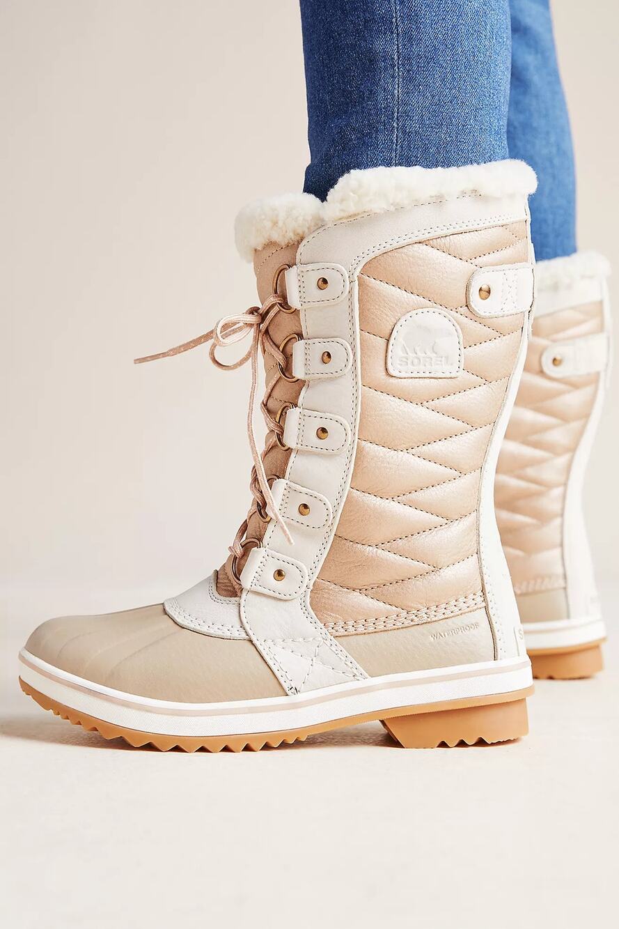 Sorel Women's Tofino II Lux Weather Tan / Cream Boots Size 7